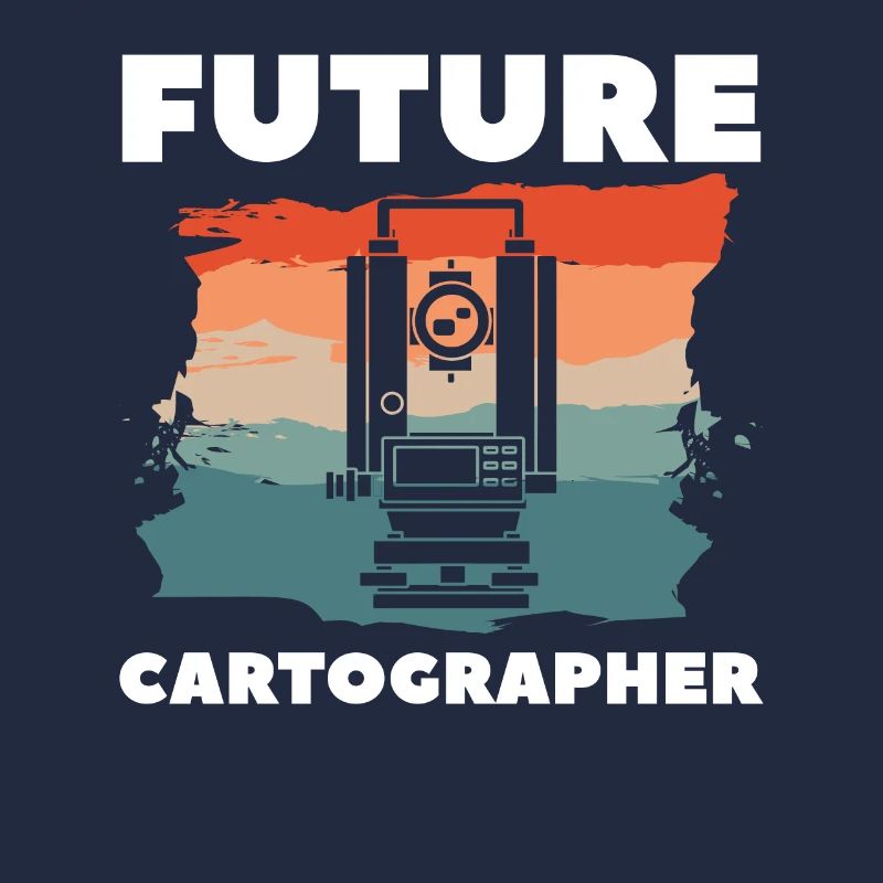 Retro Future Cartographer Map Making Cartography