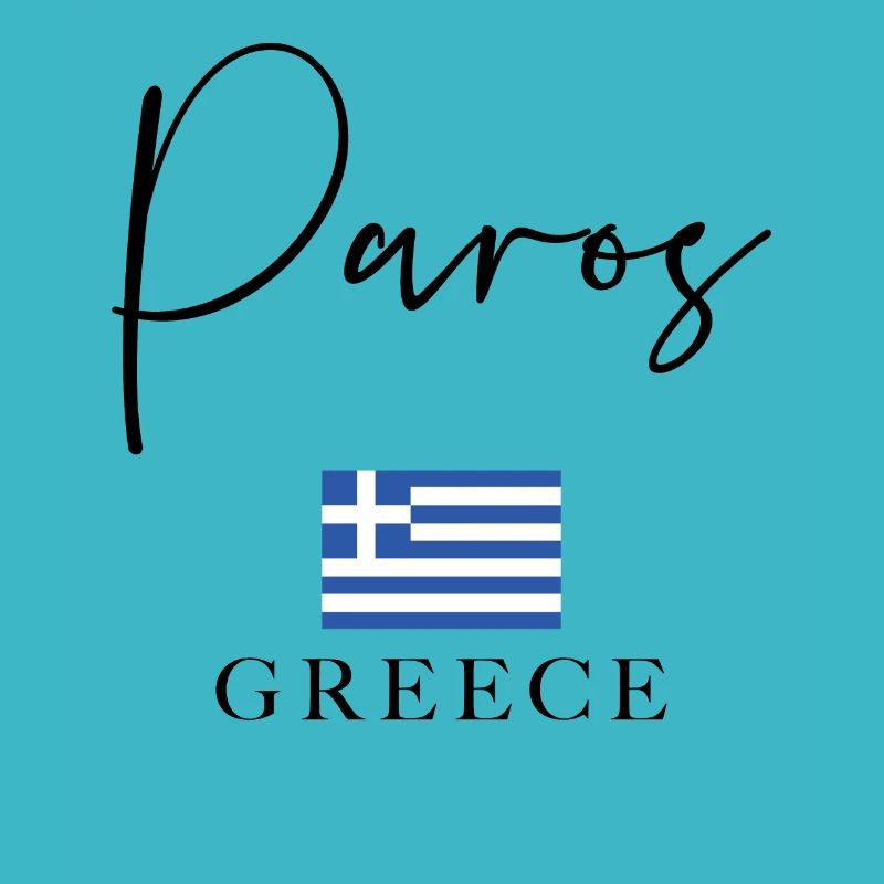 Greece Flag Holidays - Paros Island