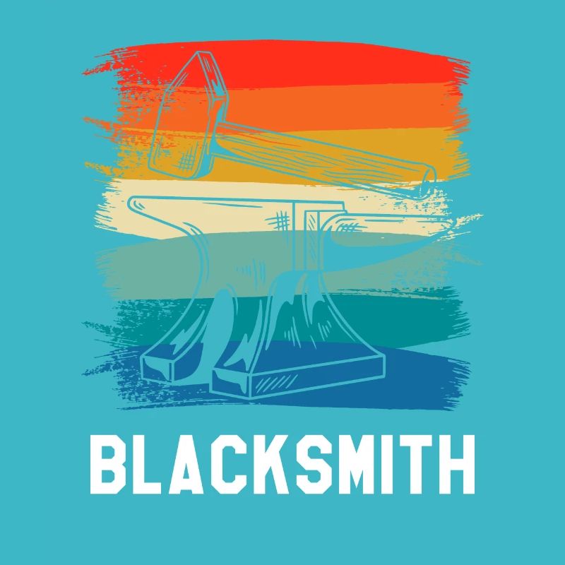 Retro Vintage Classic Blacksmith Blacksmithing