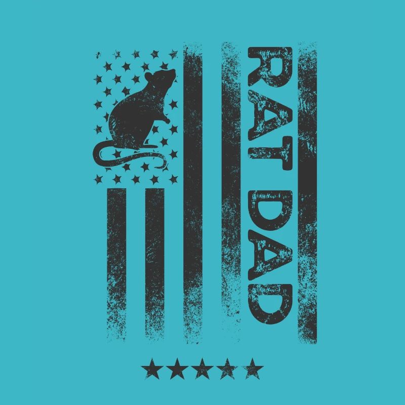 American Flag - Rat Dad