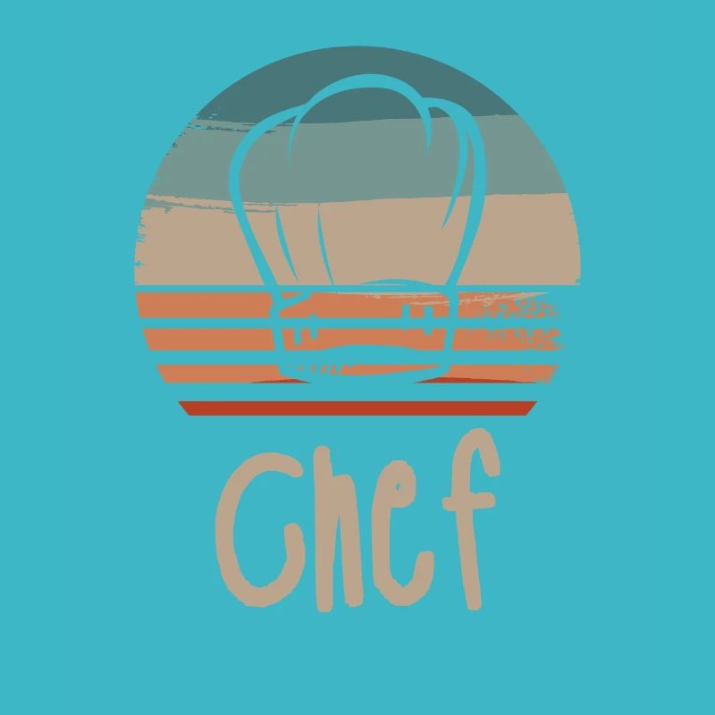 Retro Vintage Classic Chef Cook Cooking