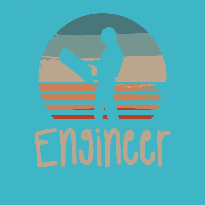 Retro Vintage Classic Engineer Engineering
