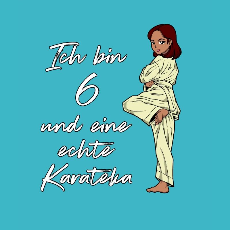 Ich bin 6 - Mädchen Karate