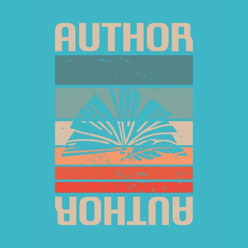 Retro Vintage Classic Author Book Writing