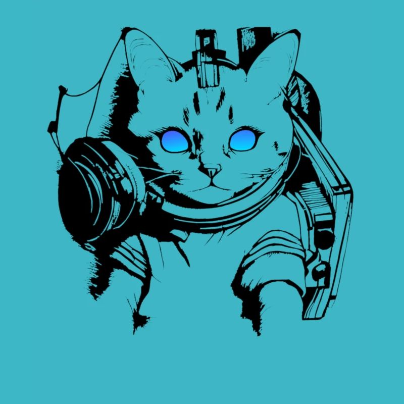 DJ Cat Blue Eyes