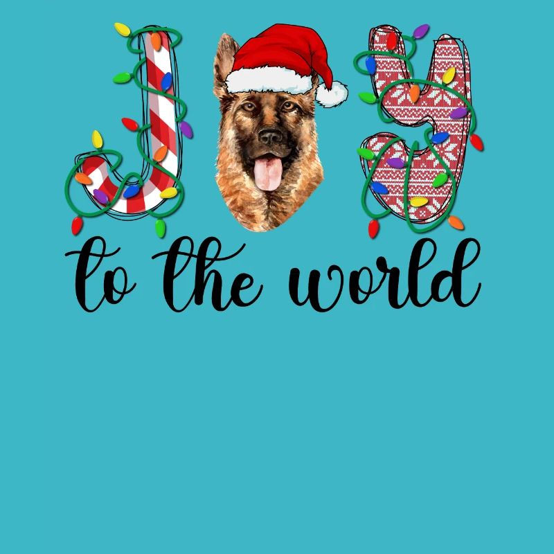 German Shepherd Christmas German Shepherd Xmas