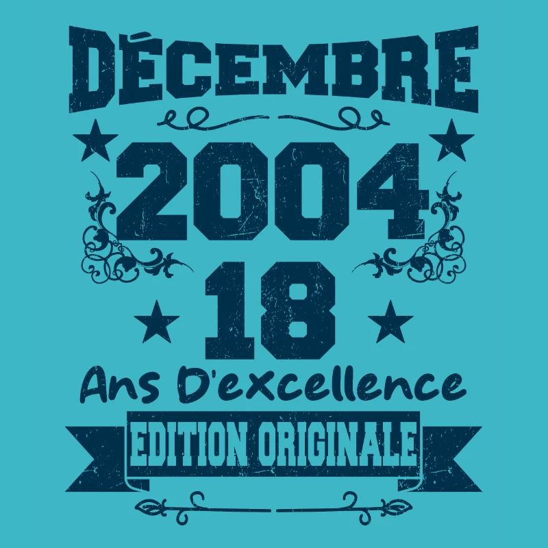 Décembre 2004 18ans ,Idée Cadeau anniversaire