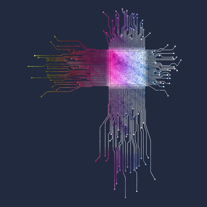 Programmierer CPU Motiv