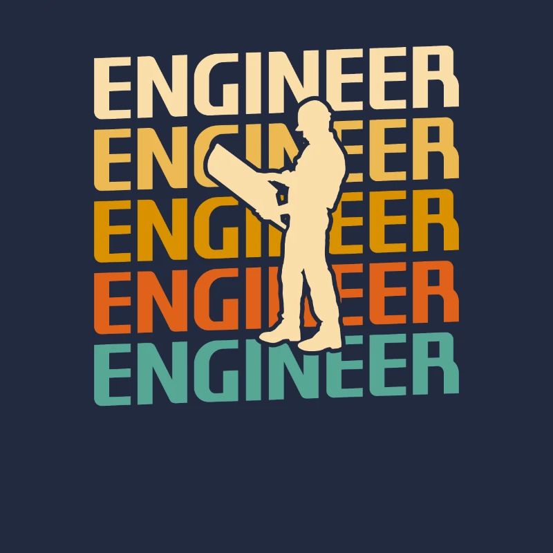 Retro Vintage Classic Engineer Engineering