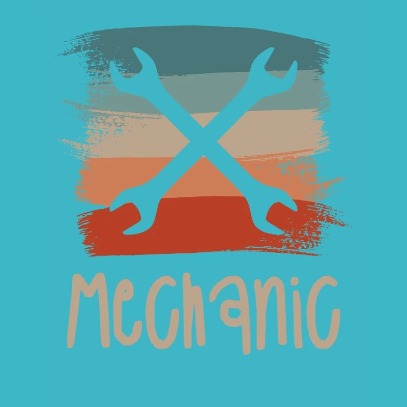 Retro Vintage Classic Mechanic Mechanical
