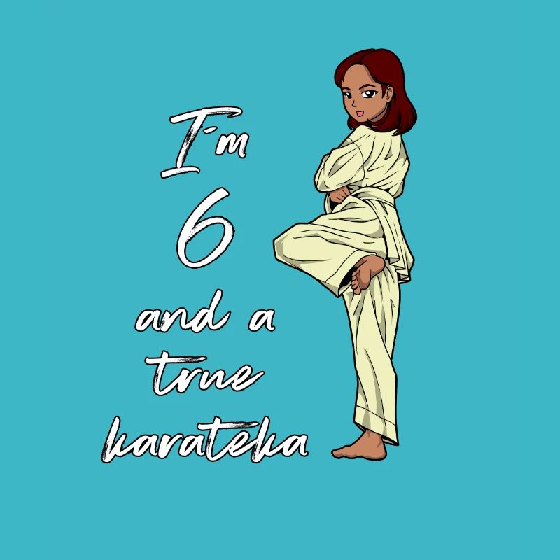 Ich bin 6 - Mädchen Karate