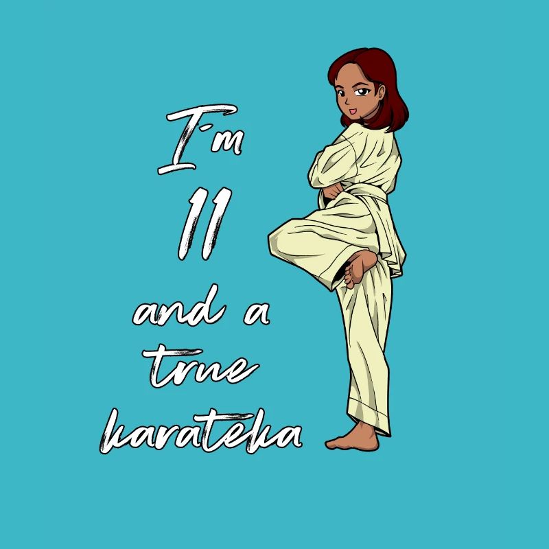 Ich bin 11 - Mädchen Karate