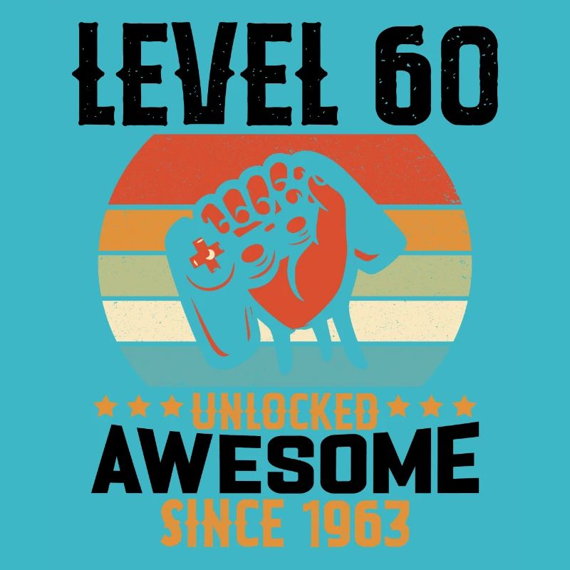 Level 60 Year Unlock Gaming Birthday Gift