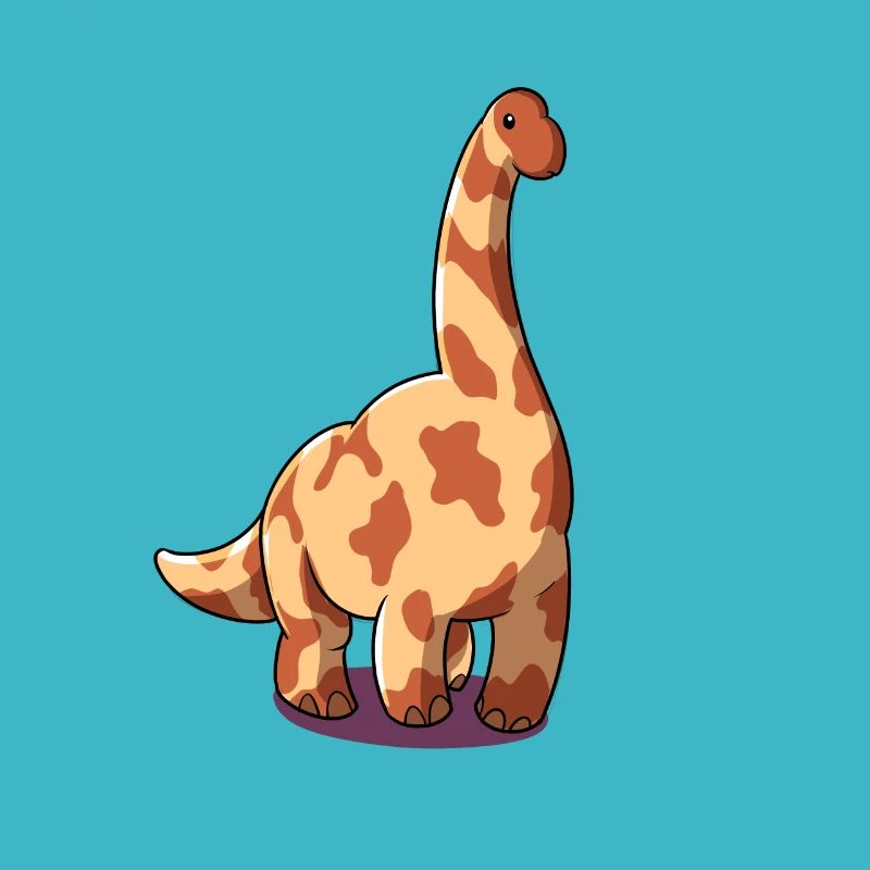 Cartoon Brachiosaurus