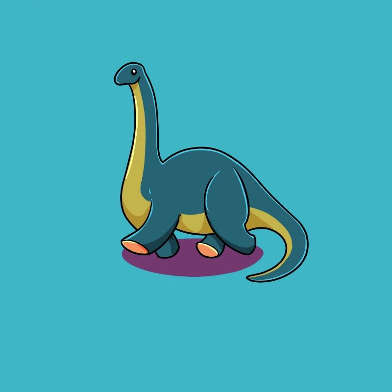 Dessin animé Apatosaurus