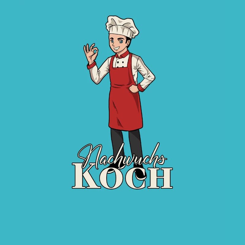 Junge Nachwuchs Koch