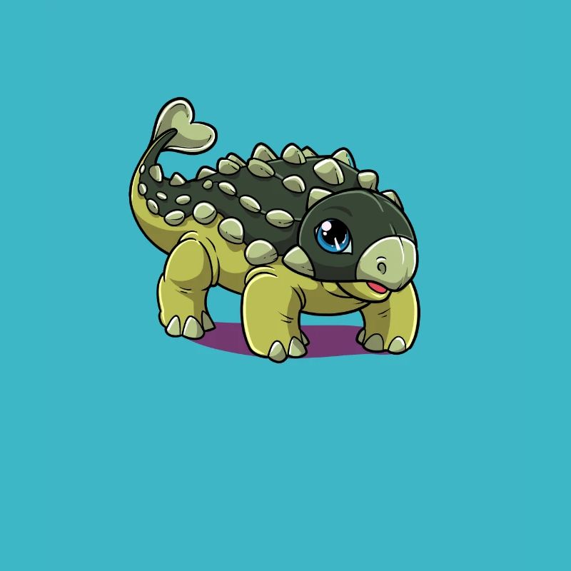 Dessin animé Ankylosaurus