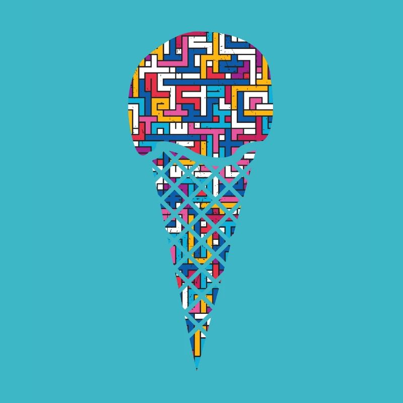 Cuillère à crème glacée Cornet de crème glacée