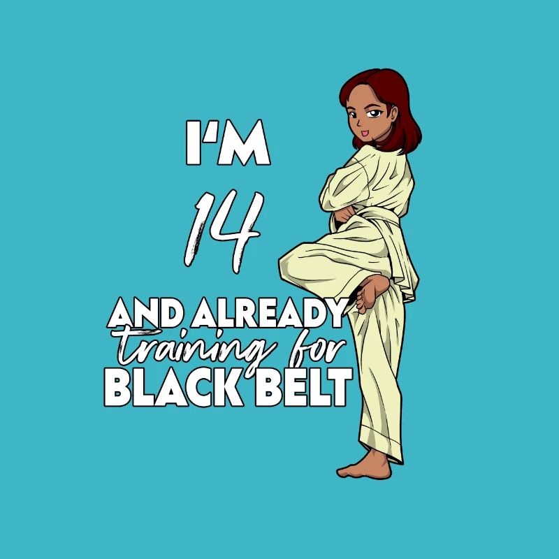 Ich bin 14 - Mädchen Karate