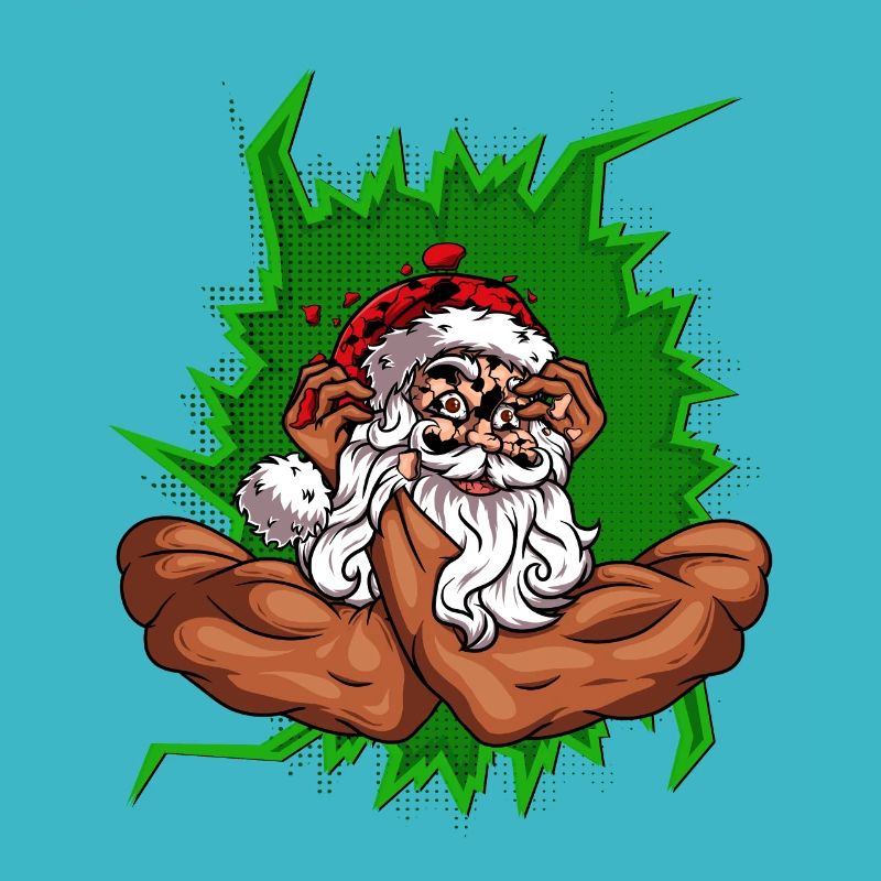 Weihnachtsmann mit Arme