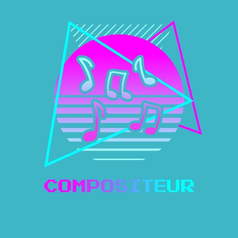 Retro Compositeur Composition Musicale