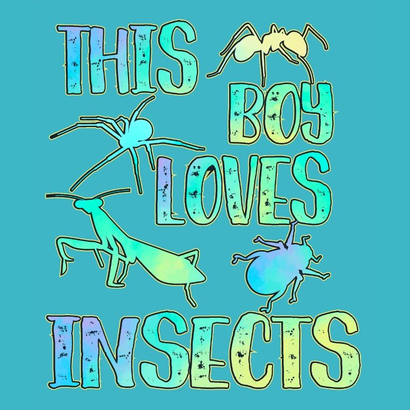 Ce garçon aime les insectes