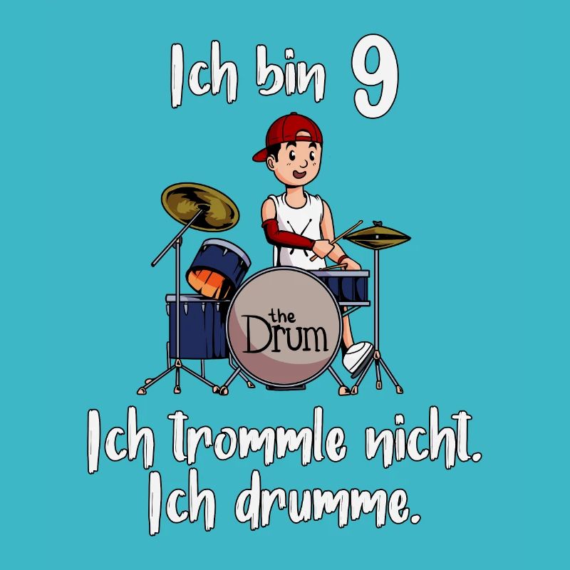 Ich bin 9 - Jungen Schlagzeuger