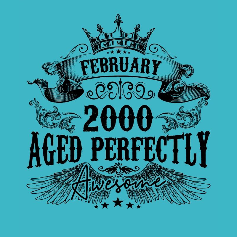 2000 | February Aged Perfectly 2000 birthday gift