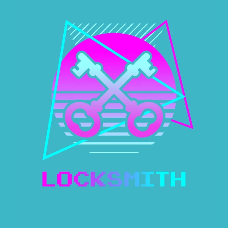 Retro Locksmith Lock Locksmithing