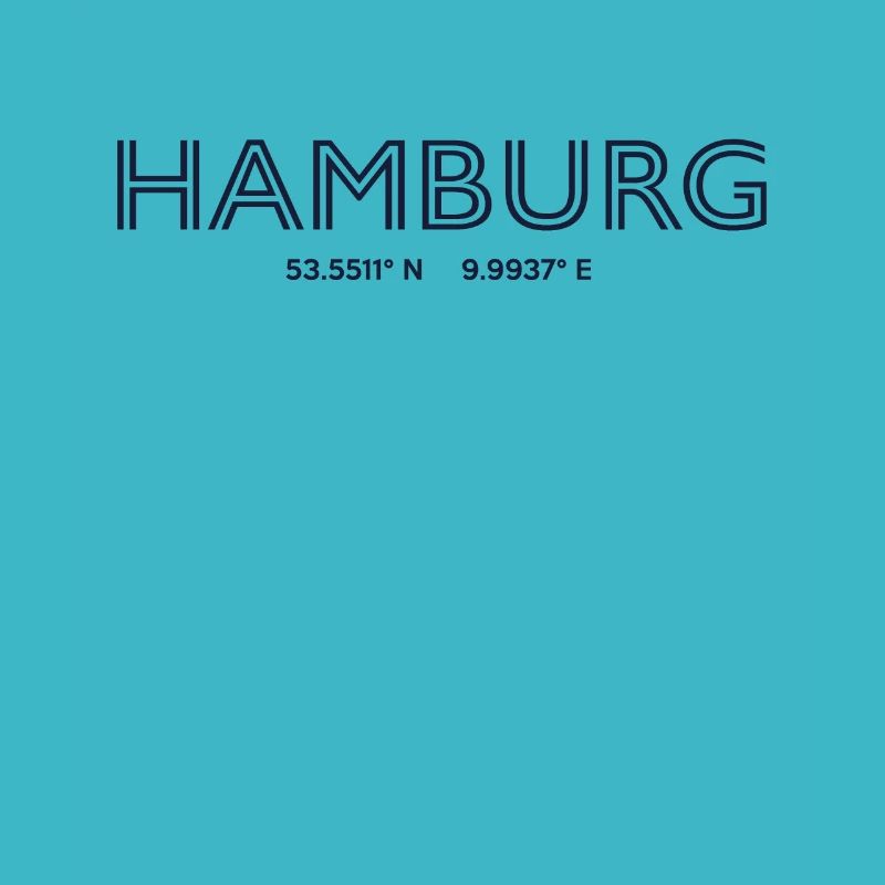 Germany City coordinates - Hamburg