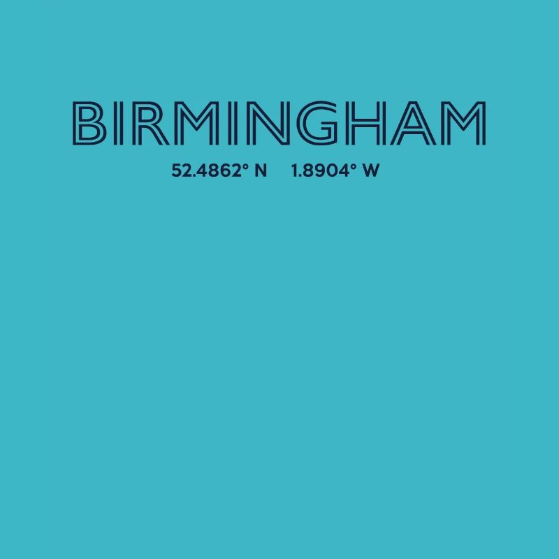 England City Coordinates - Birmingham