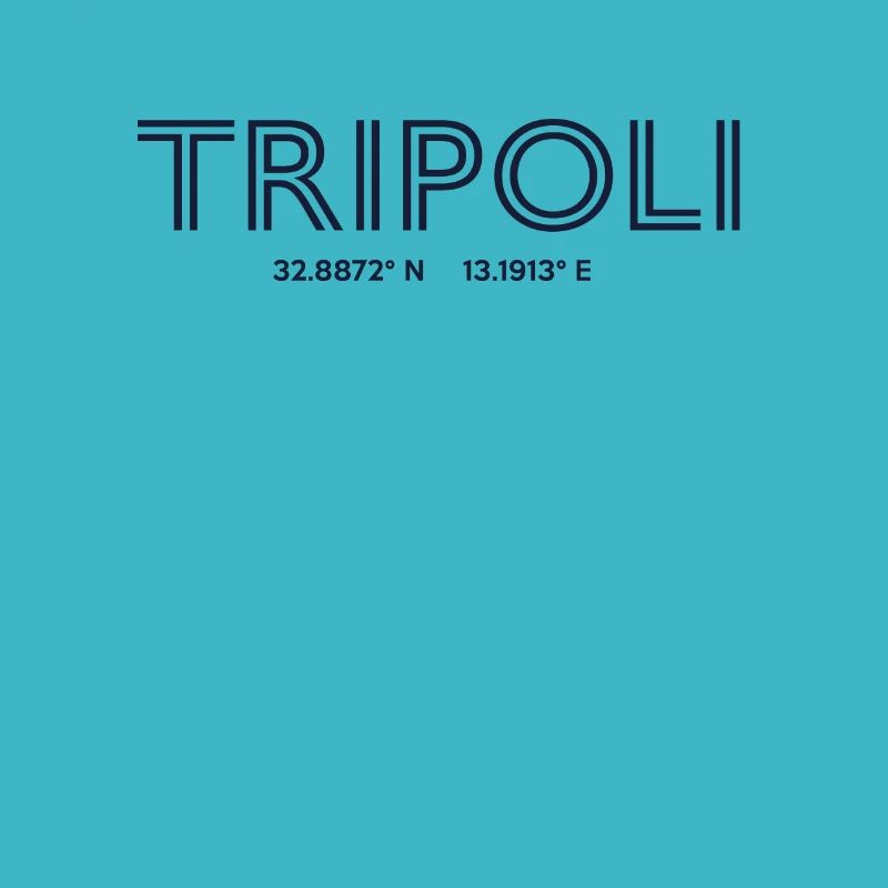 Coordonnées de la ville de Libye - Tripoli