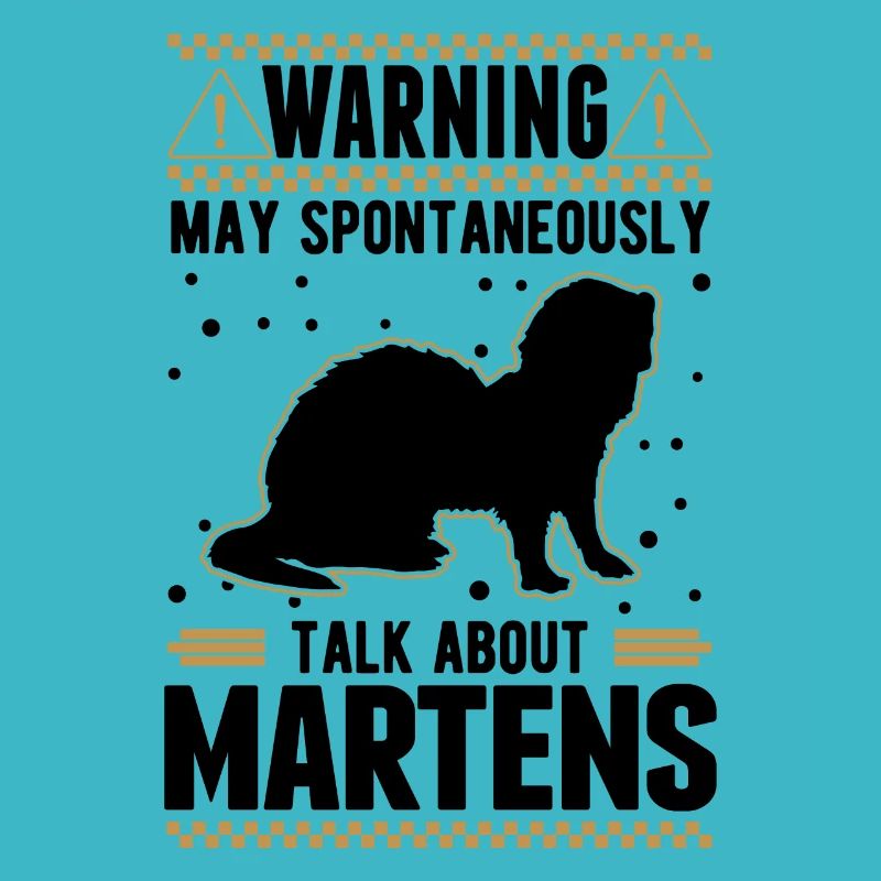 Warnung Marder Nerz Dachs Baummarder