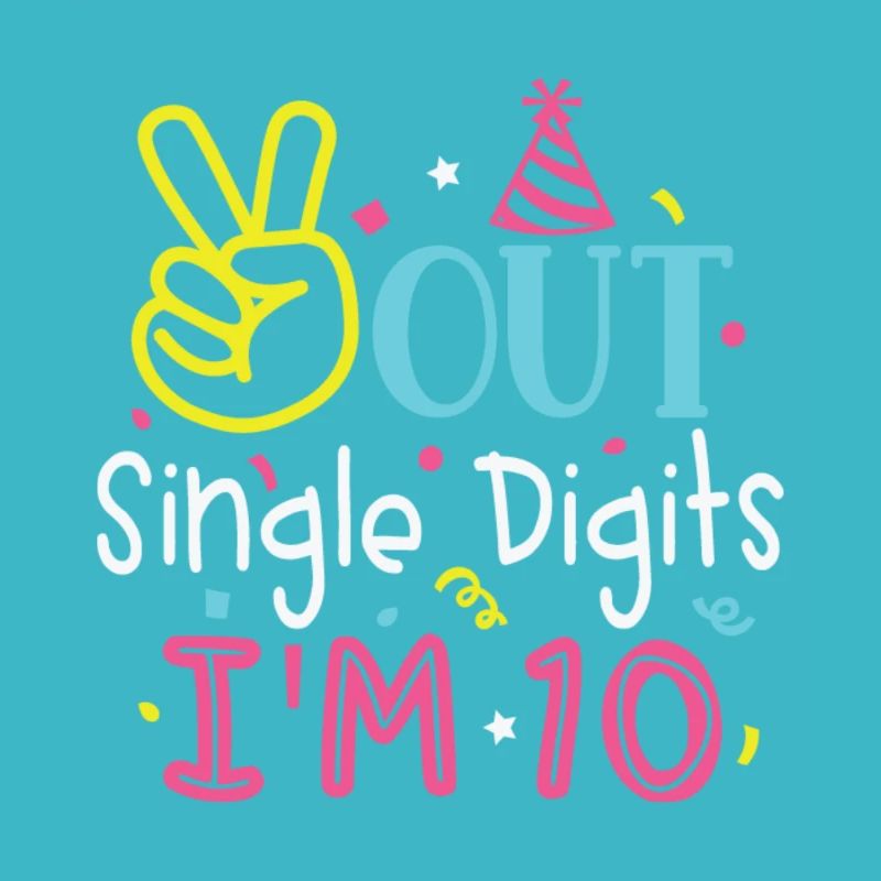 Geburtstagsfeier Nummer 10