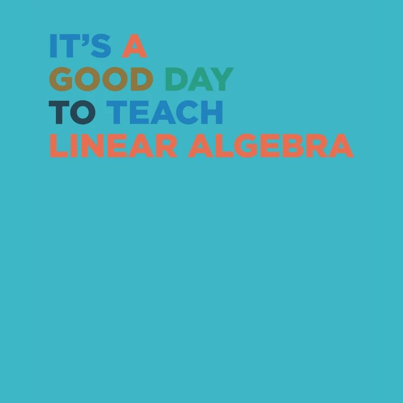 Teach Linear Algebra Teacher