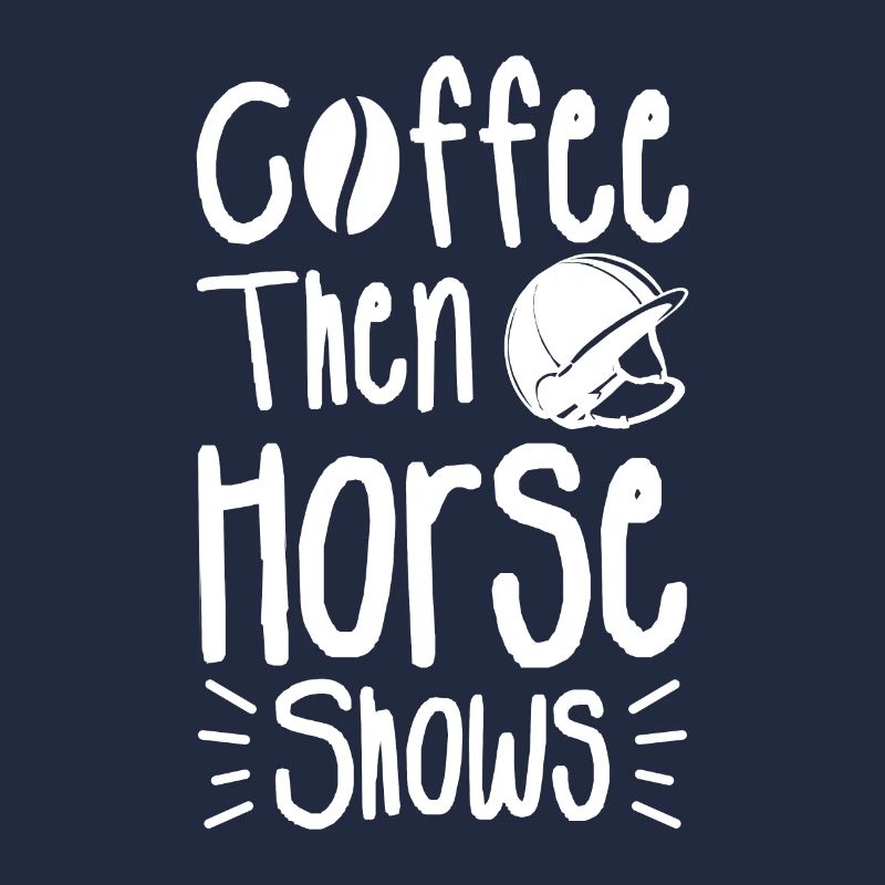 Kaffee dann Pferdeshows Reiten