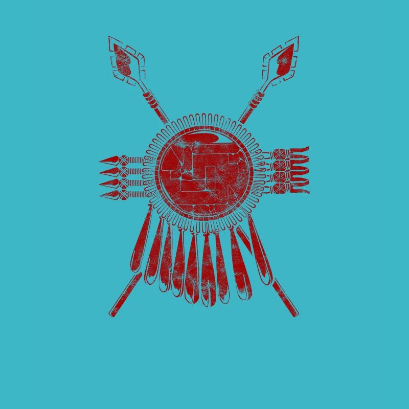 Shield and Spear - Aztec Warriors