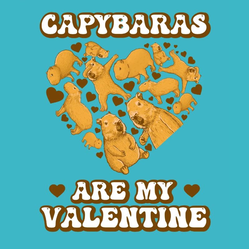 Capybara Saint-Valentin