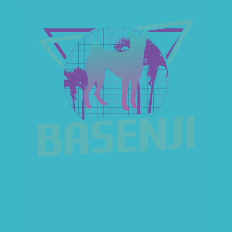 Retro Basenji-Hundeliebhaber