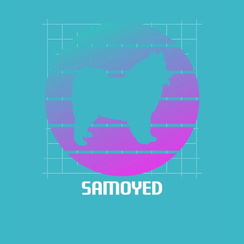 Retro Samoyed Dog Lover