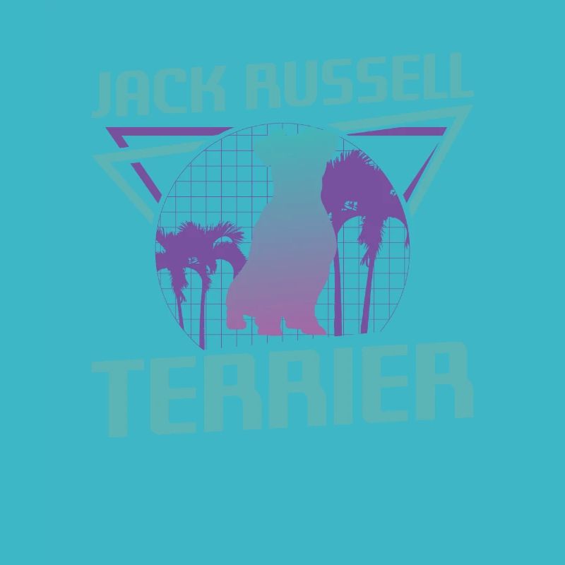 Retro Jack-Russell-Terrier-Hundeliebhaber