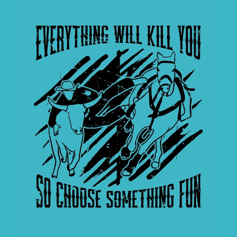 Everything Will Kill Team Roping Steer Wrestler