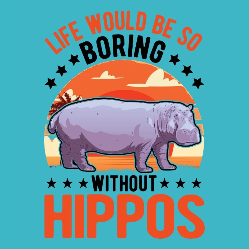 Nilpferd Geschenk Hippo Flusspferd