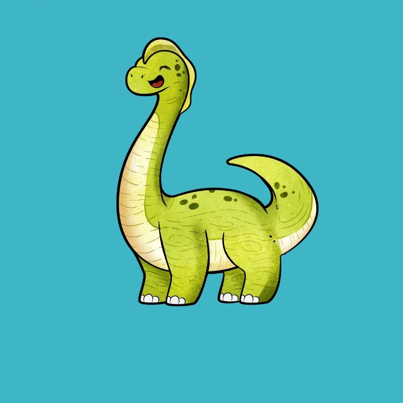 Brachiosaure de Kawaii