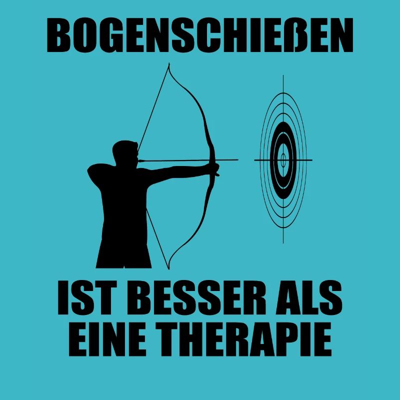 Bogenschießen Bogenschütze Spruch Geschenk