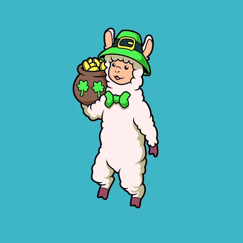Lama Leprechaun: le lama de St Patrick