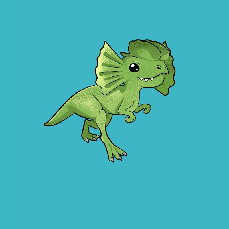 Dessin animé Dilophosaurus