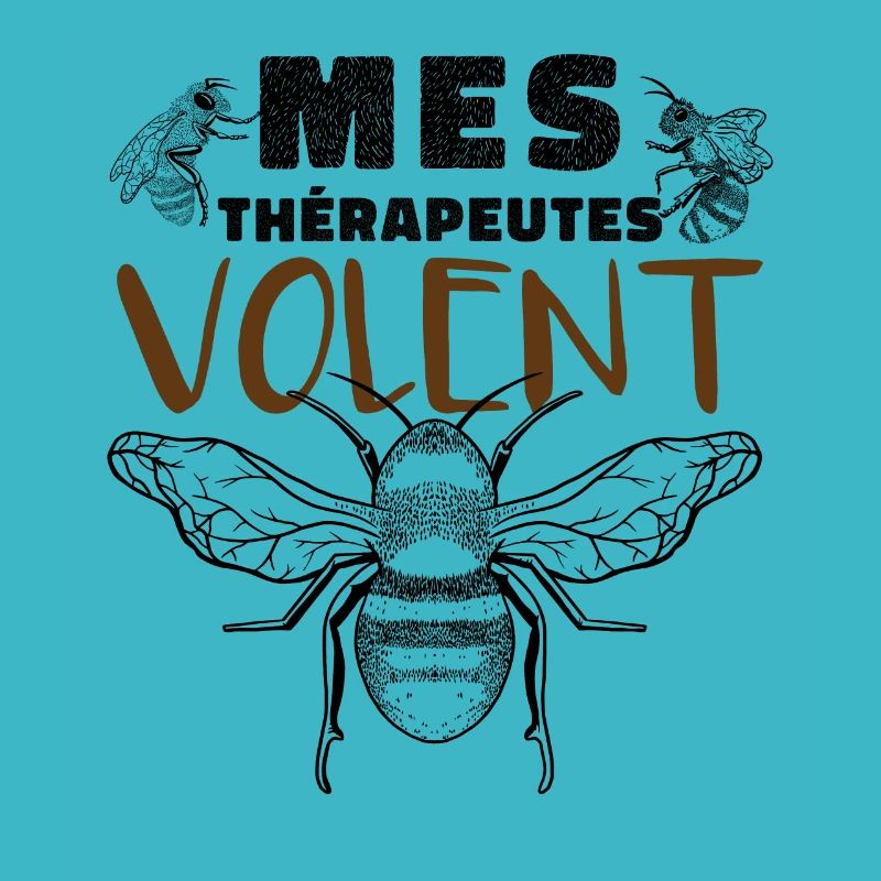 Graphiques drôles d'apiculteurs Abeilles
