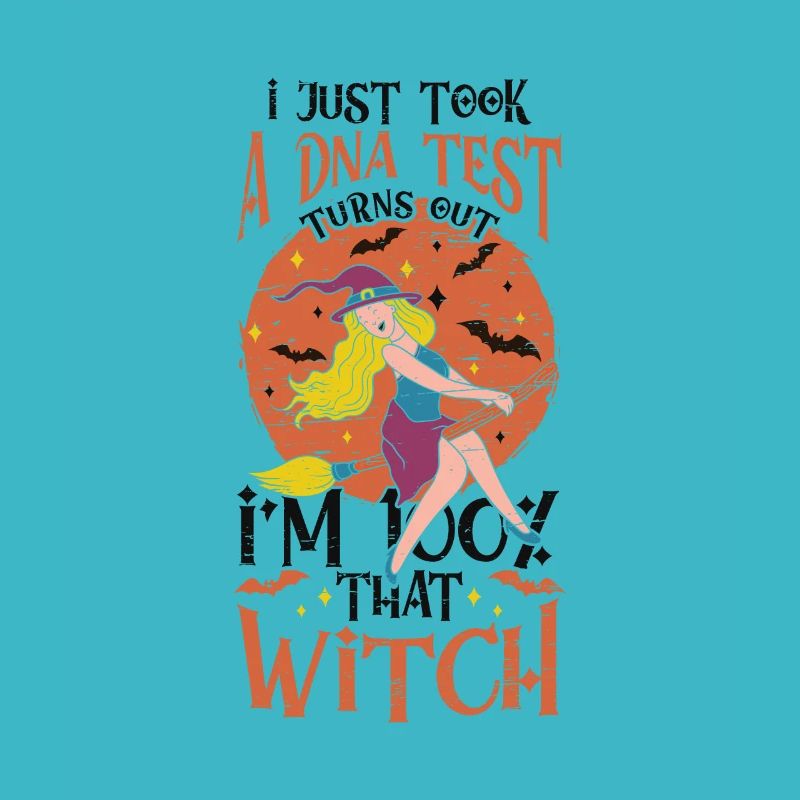 Test ADN I Am 100% The Witch Halloween Costume