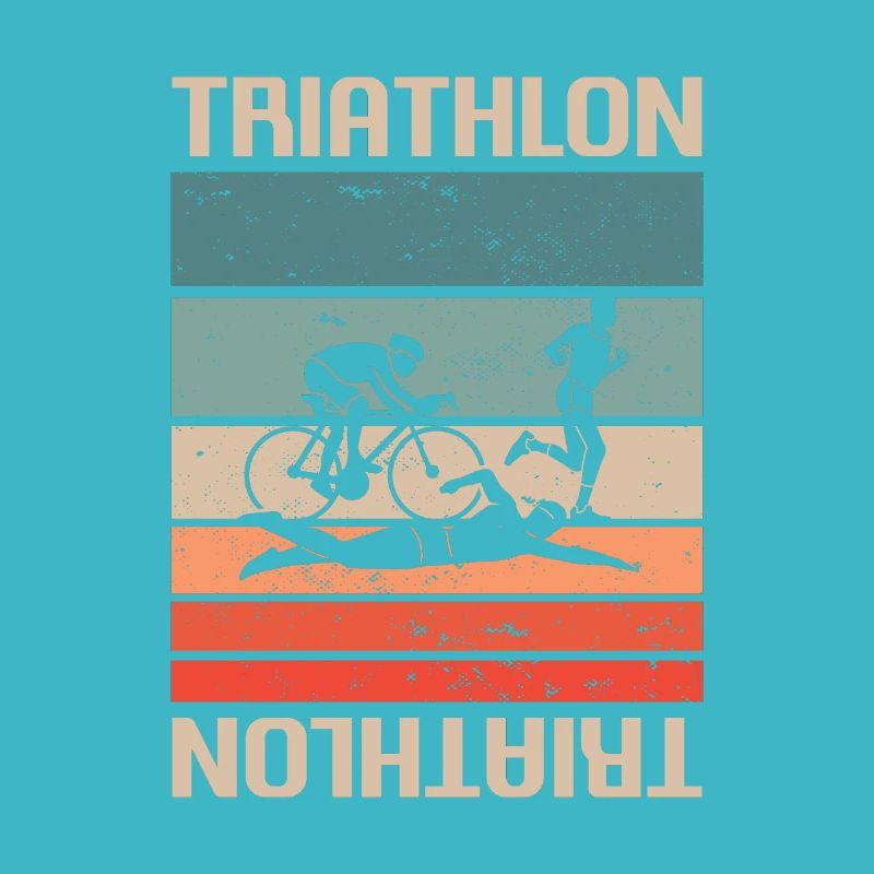 Retro Vintage Classic Triathlon Triathlet
